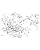 Mower link, lift lever