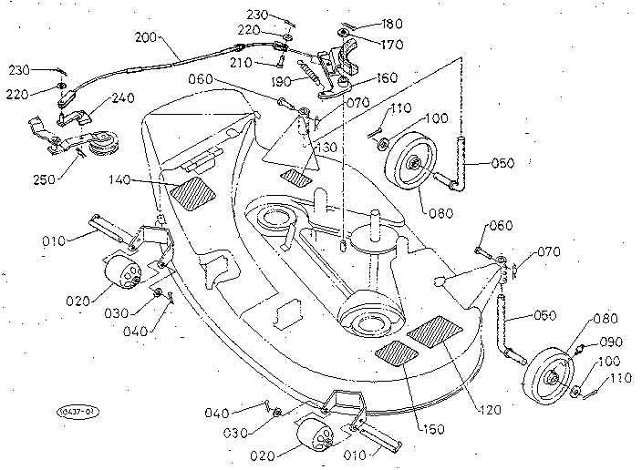 MOWER BRAKE - LABEL