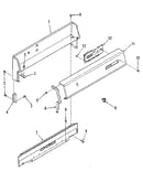 Backguard section