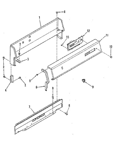 Backguard section