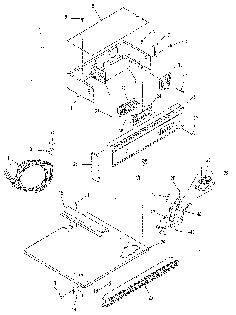 Control panel section