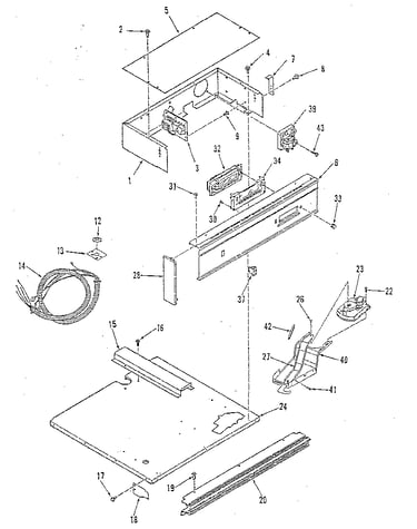 Control panel section
