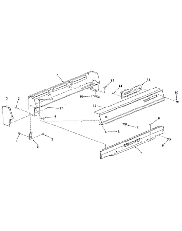 Backguard section
