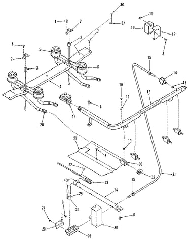Burner section