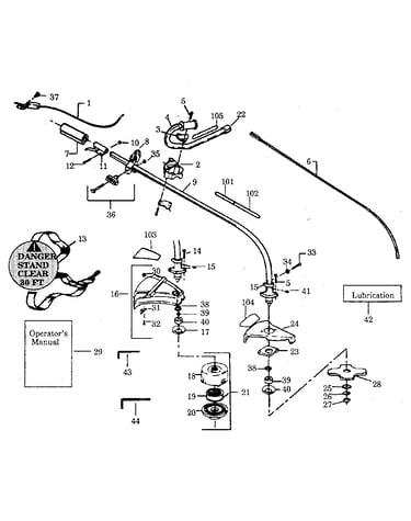 Drive shaft and cutting head