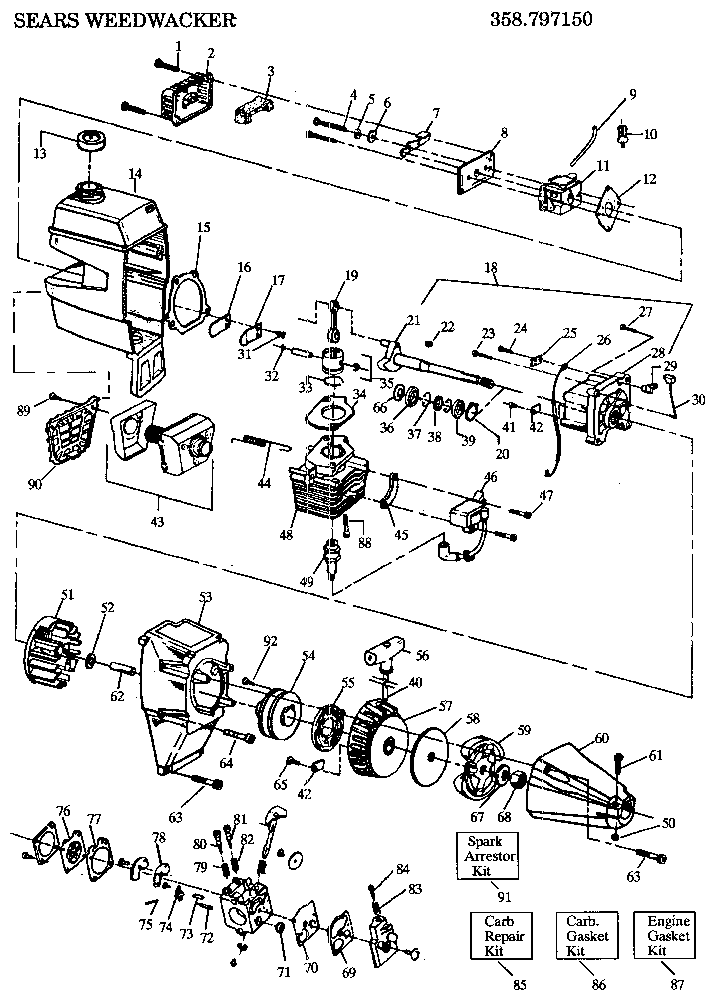 Sears weedwacker