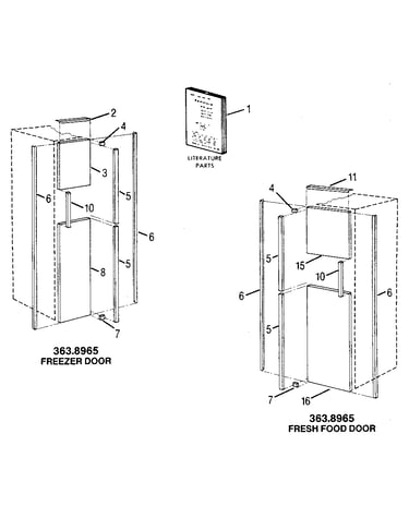 Accessory kit parts