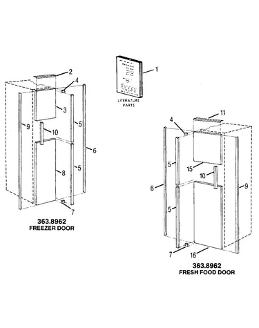 Accessory kit parts