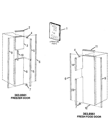 Accessory kit parts