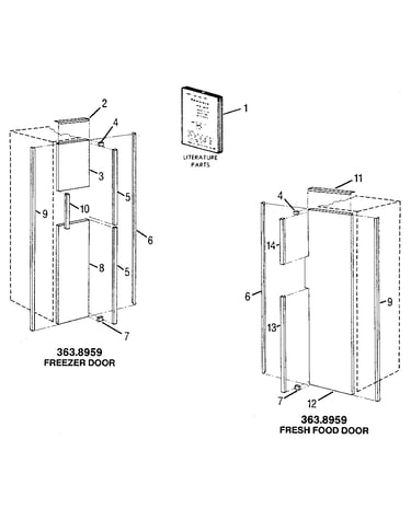 Accessory kit parts