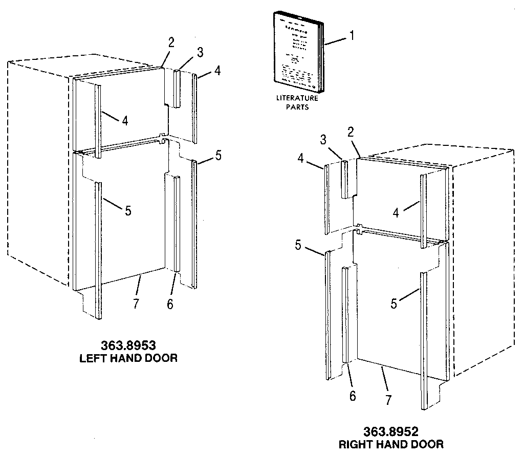 Accessory kit parts