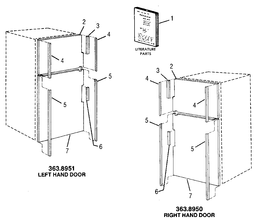 Accessory kit parts
