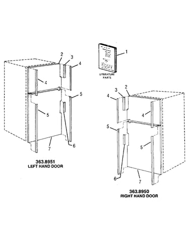 Accessory kit parts
