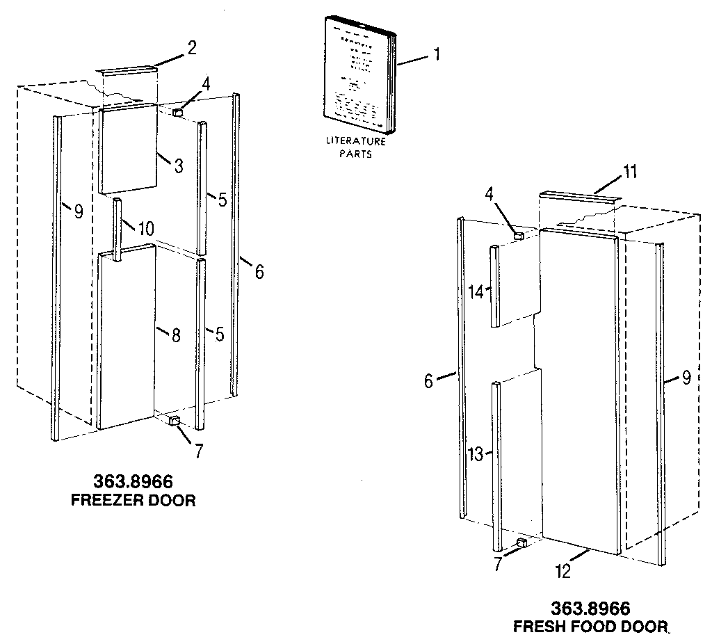 Accessory kit parts