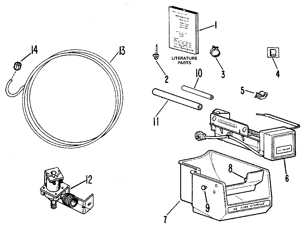 ICE BUCKET AND INSTALLATION