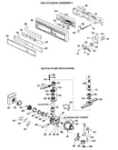 Escutcheon and motor-pump assembly