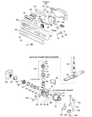 Control panel and motor-pump assembly