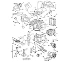 Briggs & Stratton 422707 (1511-01 - 1511-01) cylinder, crankshaft and engine base group diagram