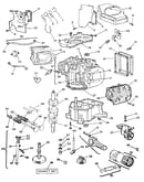 Cylinder, crankshaft and engine base group
