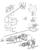 Alternator and starter motor group