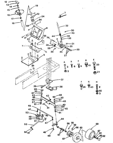 Steering and front axle