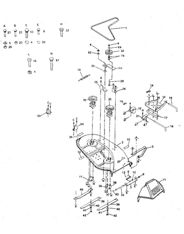 38" mower