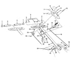 Craftsman 917299651 detail "a" - handle assembly diagram