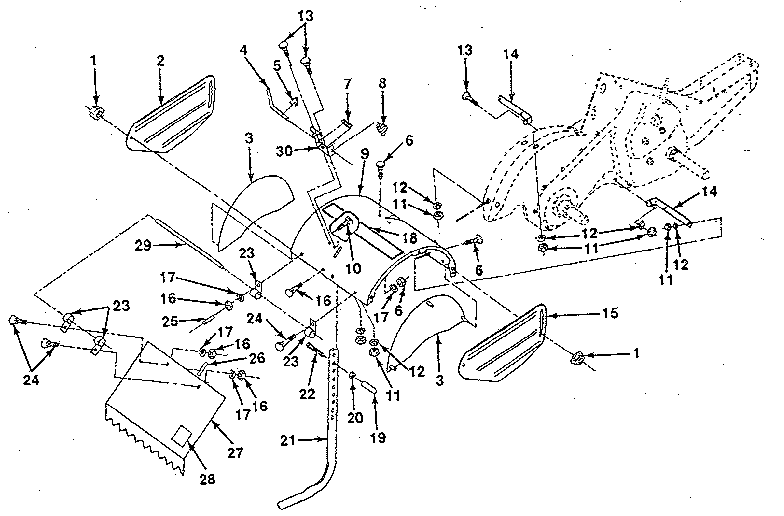 DETAIL "E" - TINE SHIELD