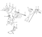 Craftsman 917298231 detail "a" - handle assembly diagram