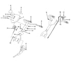 Craftsman 917298241 detail "a" - handle assembly diagram