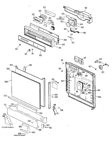 Control panel and front