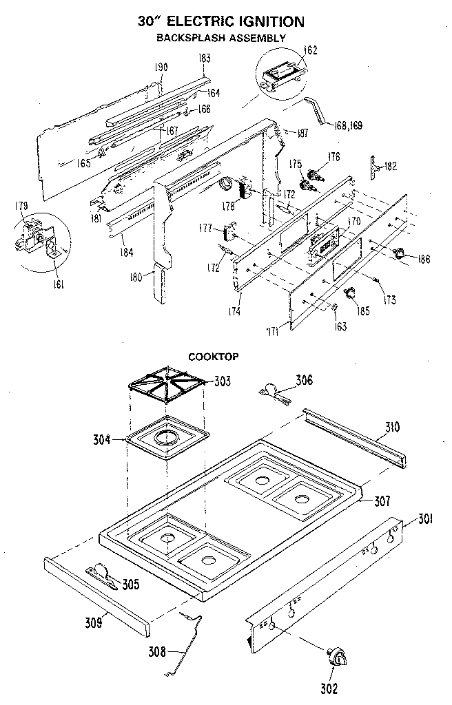 CONTROL PANEL AND COOKTOP