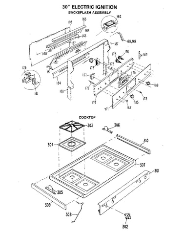 Control panel and cooktop