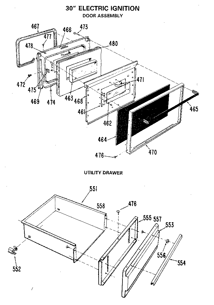 DOOR AND DRAWER