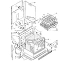Kenmore 6654438910 lower electric oven body diagram