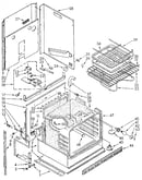 Lower electric oven body