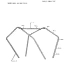 Sears 308770550 frame assembly diagram