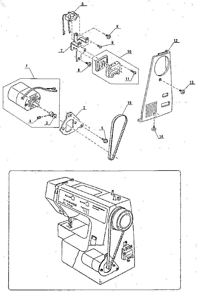 Why doesn't my sewing machine motor run?