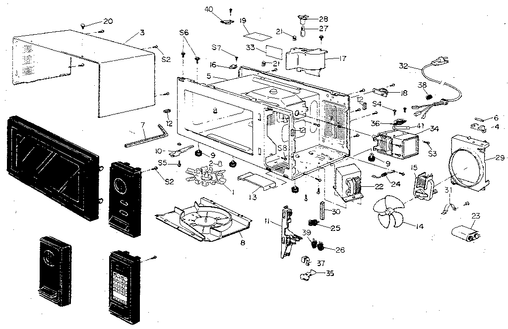 MICROWAVE PARTS