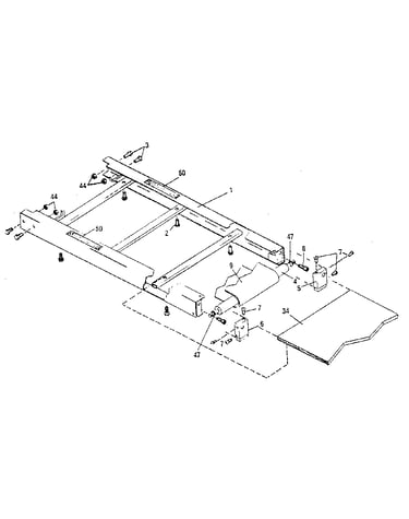 Rear roller assembly