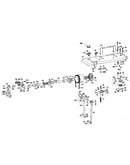 Bobbin winder and crank assembly