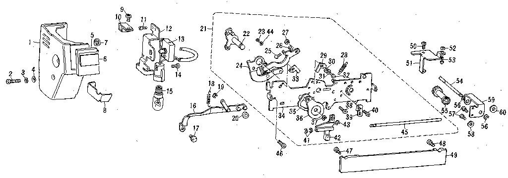 Zigzag guide assembly