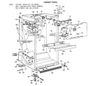 Kenmore 3638698512 cabinet parts diagram