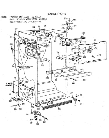 Cabinet parts