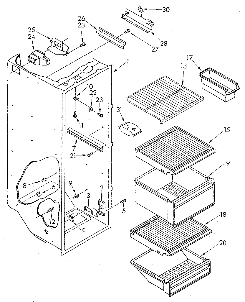 Refrigerator liner