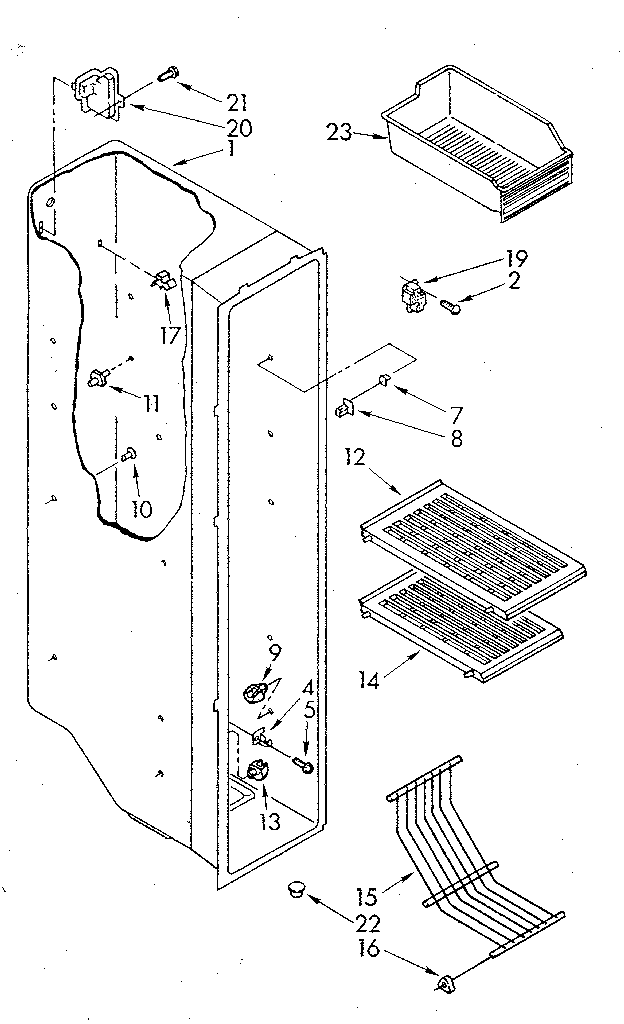 Freezer liner