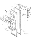 Refrigerator door