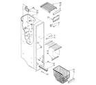 Kenmore 1068595532 freezer liner diagram
