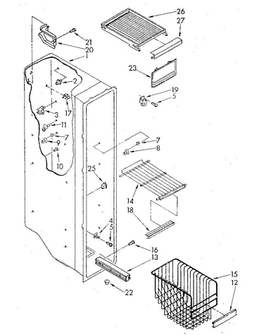 Freezer liner