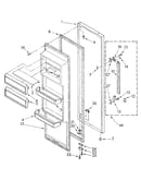Refrigerator door